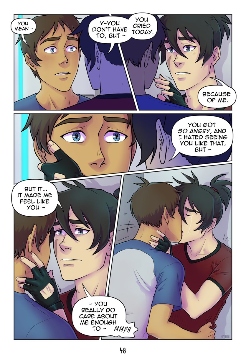 ErithEl's tweet photo. GONE Page 48
#gonecomic #klance https://t.co/QK00KPrVPa