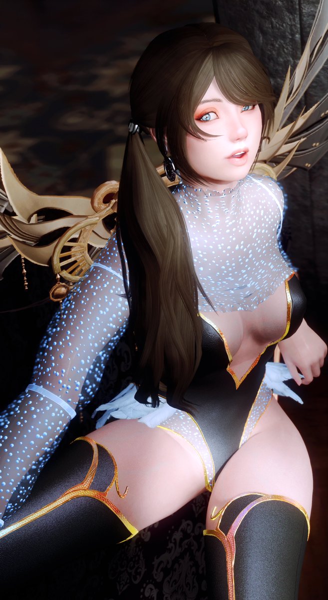 TriangleSiO2's tweet photo. #SkyrimSE 
投下し忘れてたCaelie Outfit https://t.co/Ma4hTgm6wu