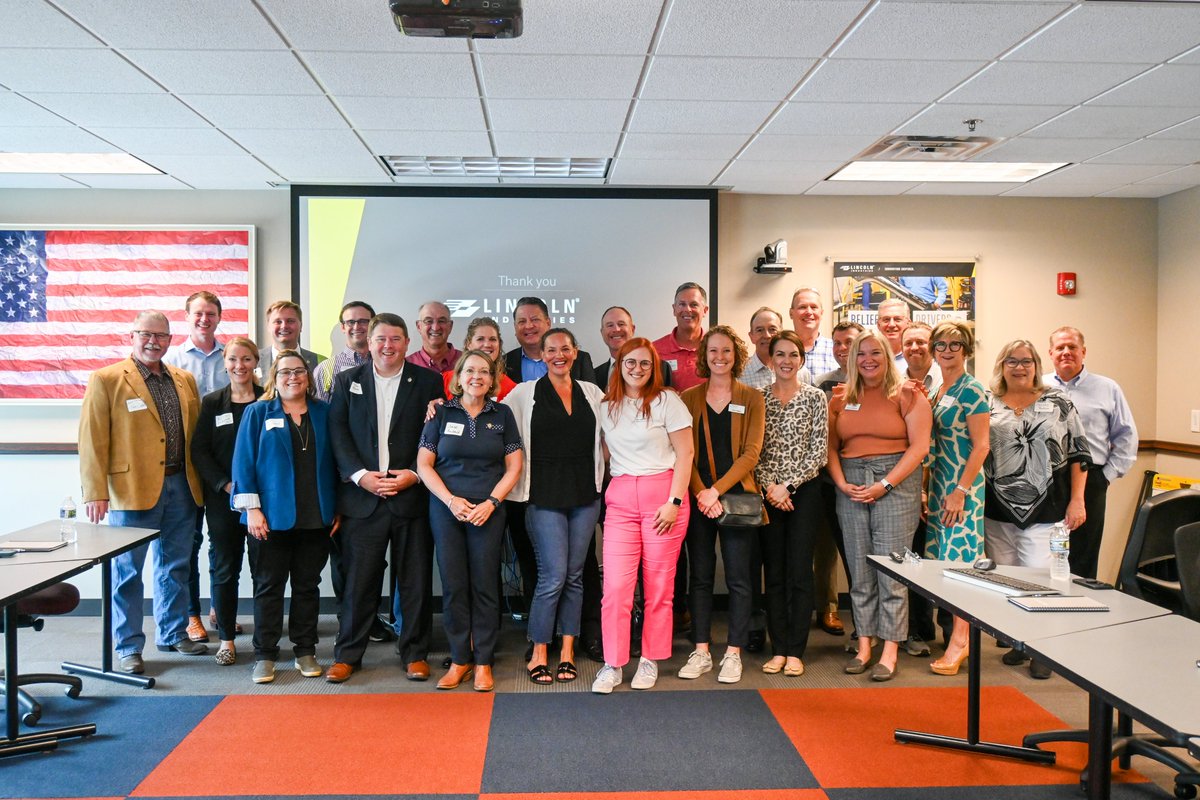 Our LPED team organized a tour of <a href="/LNKIndustries/">Lincoln Industries</a> with elected officials earlier this week. Thank you to everyone who joined us to learn more about manufacturing in Lincoln! #PlaceToBeLNK