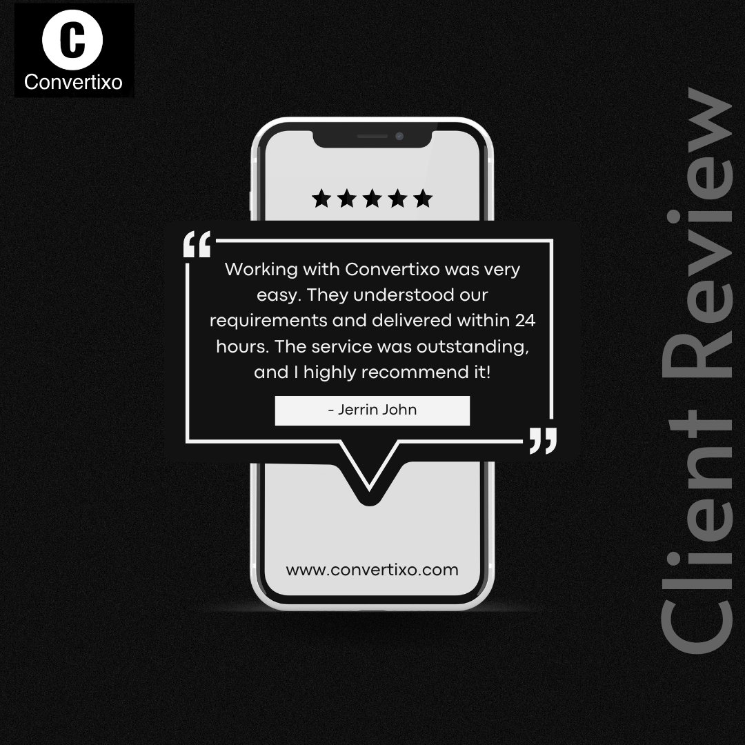 convertixo's tweet photo. Thanks a ton for the wonderful review!

#customerfeedback #clientfeedback #review #Convertixo #sitetoapp #websitetoapp #ecommerce #ecommercebusiness #EcommerceSuccess https://t.co/A5kc7OmhPN