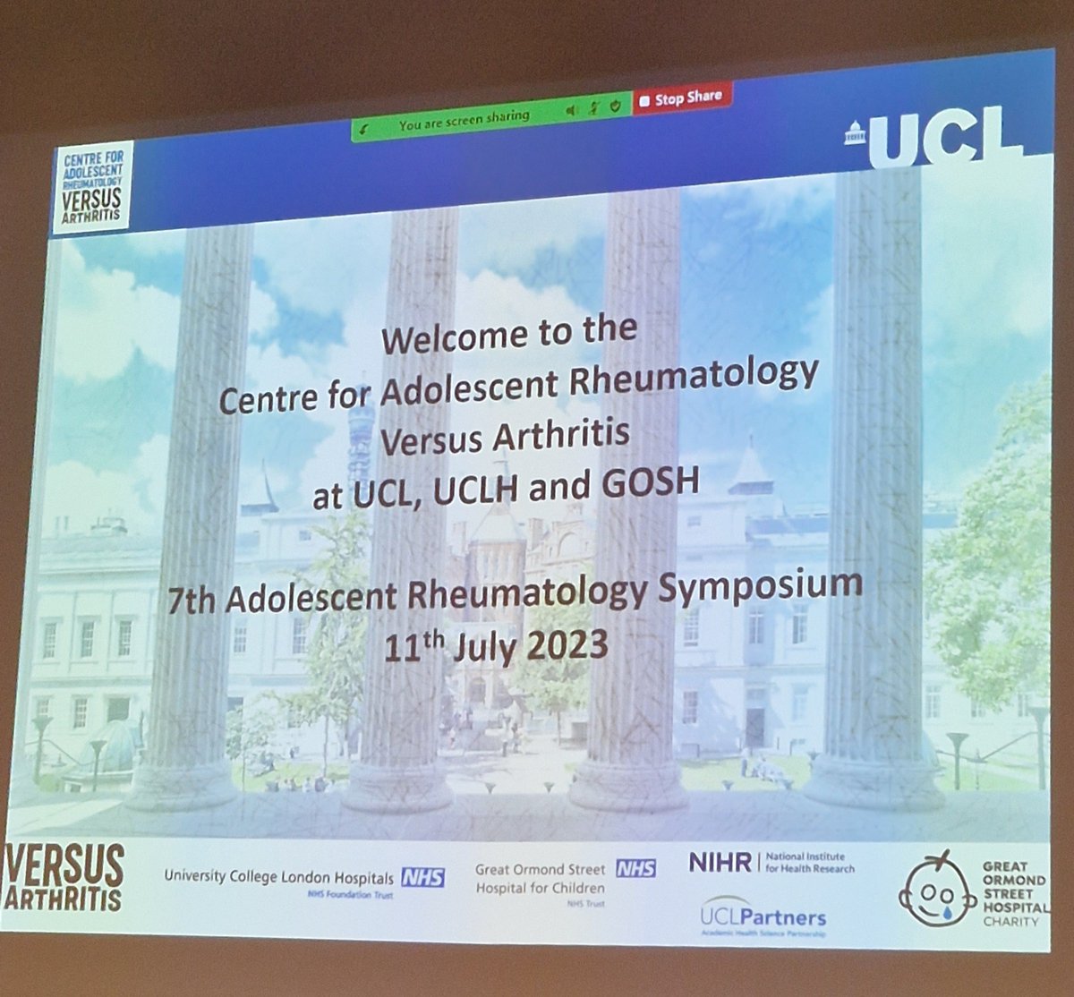nablue95's tweet photo. Happy to have been able to present a poster with Catherine @NIVArthritis at the 7th @UCL_RheumAYA Adolescent Rheumatology Symposium 🩻 on my project from my role in the @VersusArthritis Young People's Panel - alongside attending many interesting &amp; eye-opening talks! https://t.co/KOtmWxG7Wk