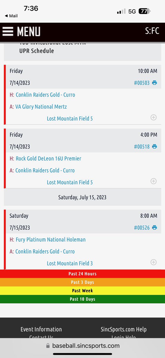 CaitlynKnapp16's tweet photo. @KateMalveaux I’m with the Conklin Raiders 16u Gold on field 5 at 4:00. I would love to see you there. https://t.co/af6DfkVBgZ
