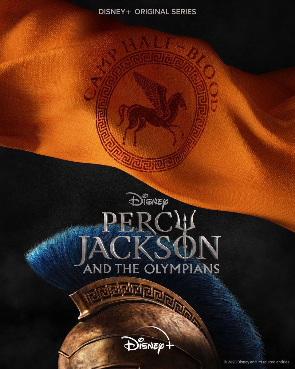 RottenTomatoes's tweet photo. The first poster for #PercyJackson and the Olympians - coming soon to Disney+. https://t.co/8i4Fo55Y6L