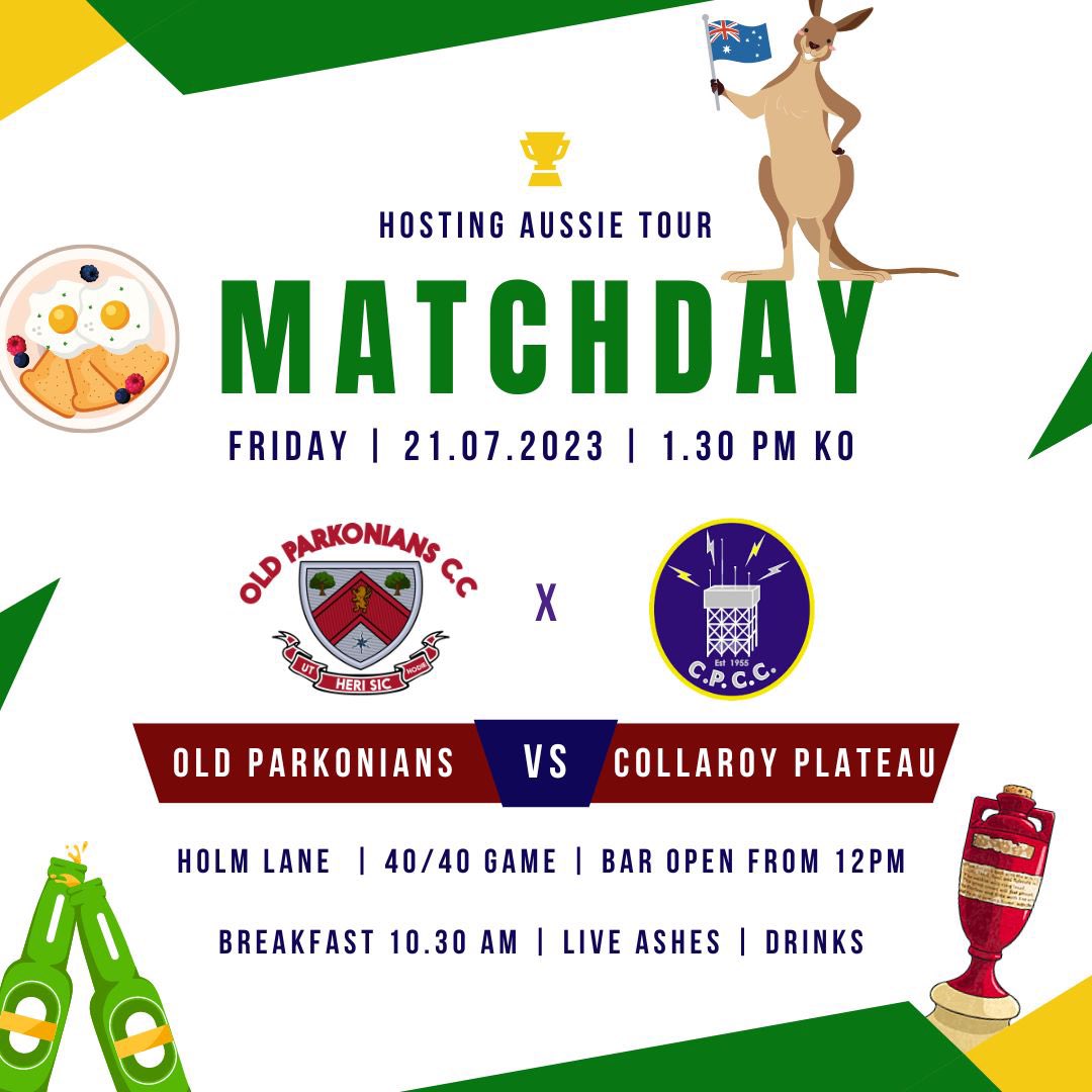 Big one coming up a week today!

We welcome the Aussies to town and need all the support we can get!

Anyone interested in breakfast, please message <a href="/chrisbeckett200/">Chris Beckett</a> ASAP

🏏🍻🍻🇦🇺