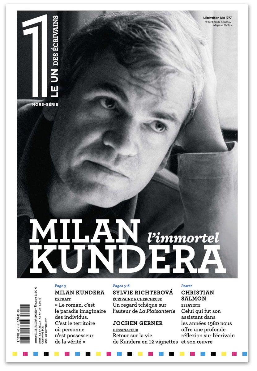 Demain un numéro exceptionnel du 1 sur Milan Kundera. Toute l’équipe s’est mobilisée pour publier cet hommage exceptionnel à un écrivain exceptionnel. Ne le manquez pas, à lire et à partager !