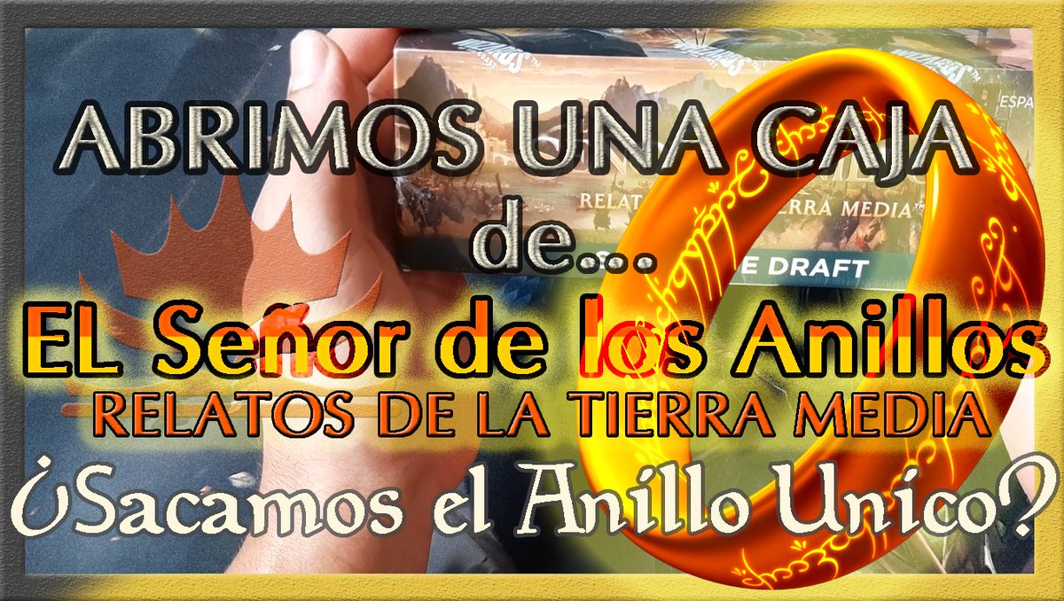 ReencuentroMTG's tweet photo. Próximo estreno: Viernes 2 de Junio 21:00 h.
Abrimos una caja de Draft del Señor de los Anillos. ¿Sacamos el Anillo Único? El Reencuentro 18.
https://t.co/l6IIeDQGiV
#MTG , #MagicTheGathering https://t.co/RdByH4LWNQ