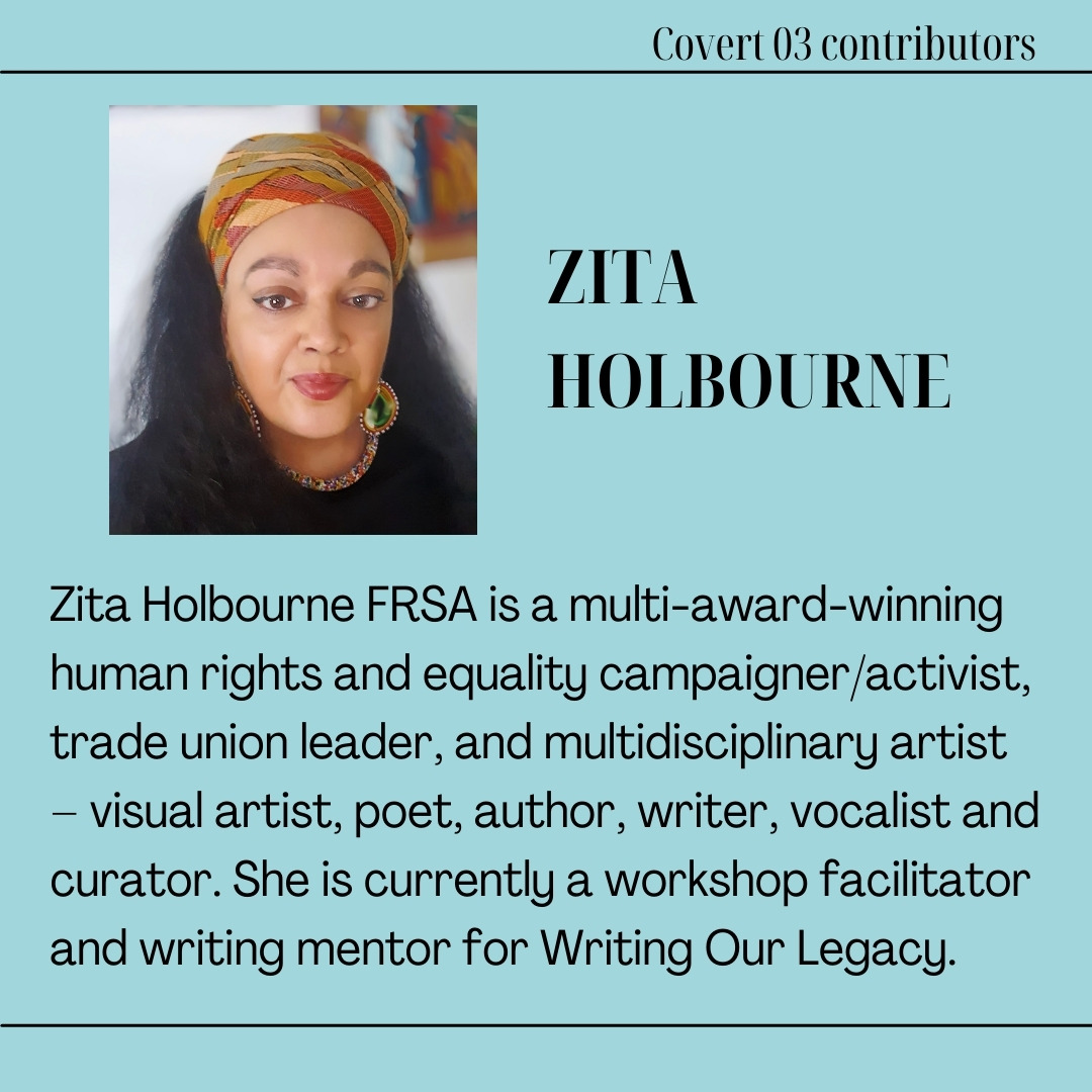 BHwritinglegacy's tweet photo. Meet Zita Holbourne @BARACUK
 #Covert03 https://t.co/ln0XPVNRSw
