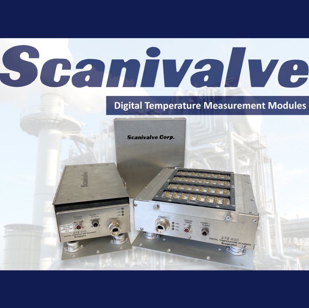 scanivalve's tweet photo. When rugged temperature measurement instrumentation is required, Scanivalve's DTS4050 can handle the most demanding applications. The DTS was designed for use in turbine engine, diesel engine, and compressor test cells, as well as other industrial type environments. https://t.co/6p0vN5YBC2