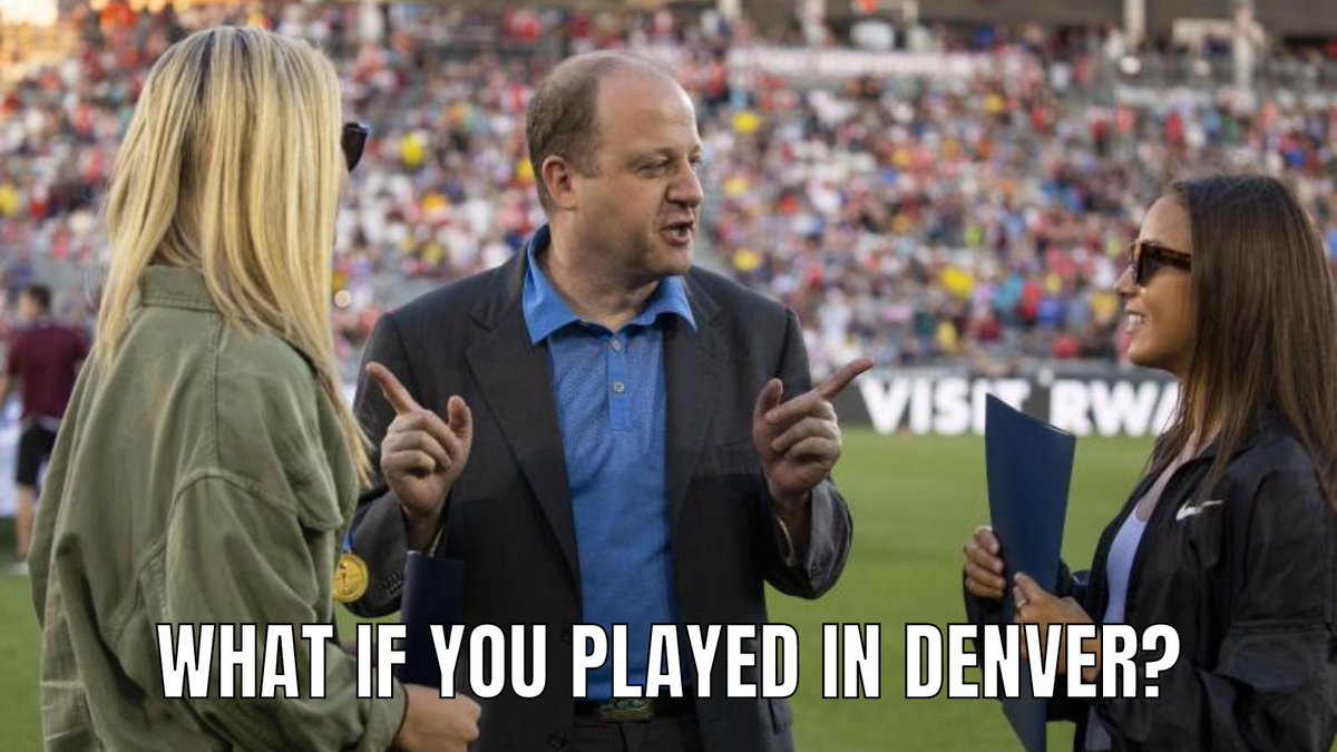 Can’t wait for the Governor to recruit Lindsey Horan and Mallory Pugh. #ForDenverFC