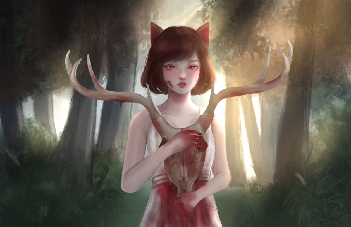 Celkittens's tweet photo. Throwback to when I got this gorgeous Halloween piece by the talented @nenecchu 

#Vtuber https://t.co/MZe8BU7nHA