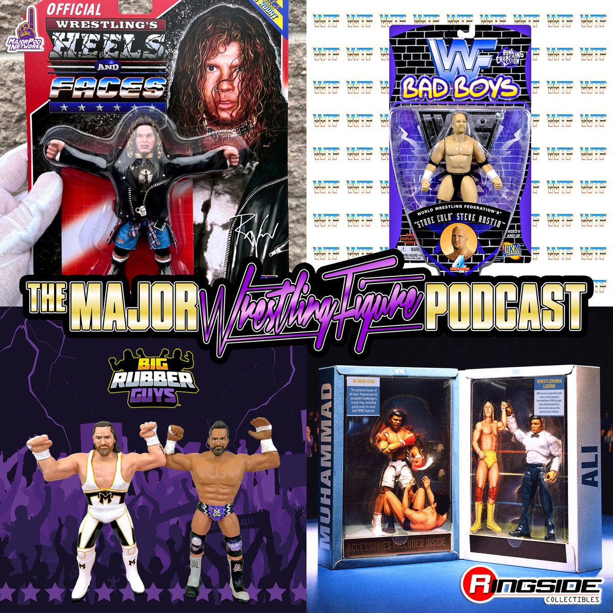 DOWNLOAD THE LATEST EPISODE OF @MajorWFPod! @MajorPodNetwork @Myers_Wrestling, @MarkSterlingEsq & @TheMattCardona talk @TheZombieSailor @theraveneffect, WTF JAKKS Austin, #BigRubberGuys, @Mattel SDCC Ali boxed set! RT PINNED TWEET ON @MajorWFPod TO ENTER TO WIN @RingsideC PRIZE