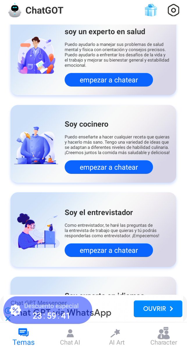 caleana__'s tweet photo. Asignar roles a #ChatGPT : Dile q asuma el rol de entrevistador para que desarrolles un tema en específico con el cual puedas fogearte en un área, entonces puedes chatear y decirle que tipo de entrevista quieres desarrollar, tema, y tipo de pregunta que sean abiertas o cerradas. https://t.co/vKi7ba5LED