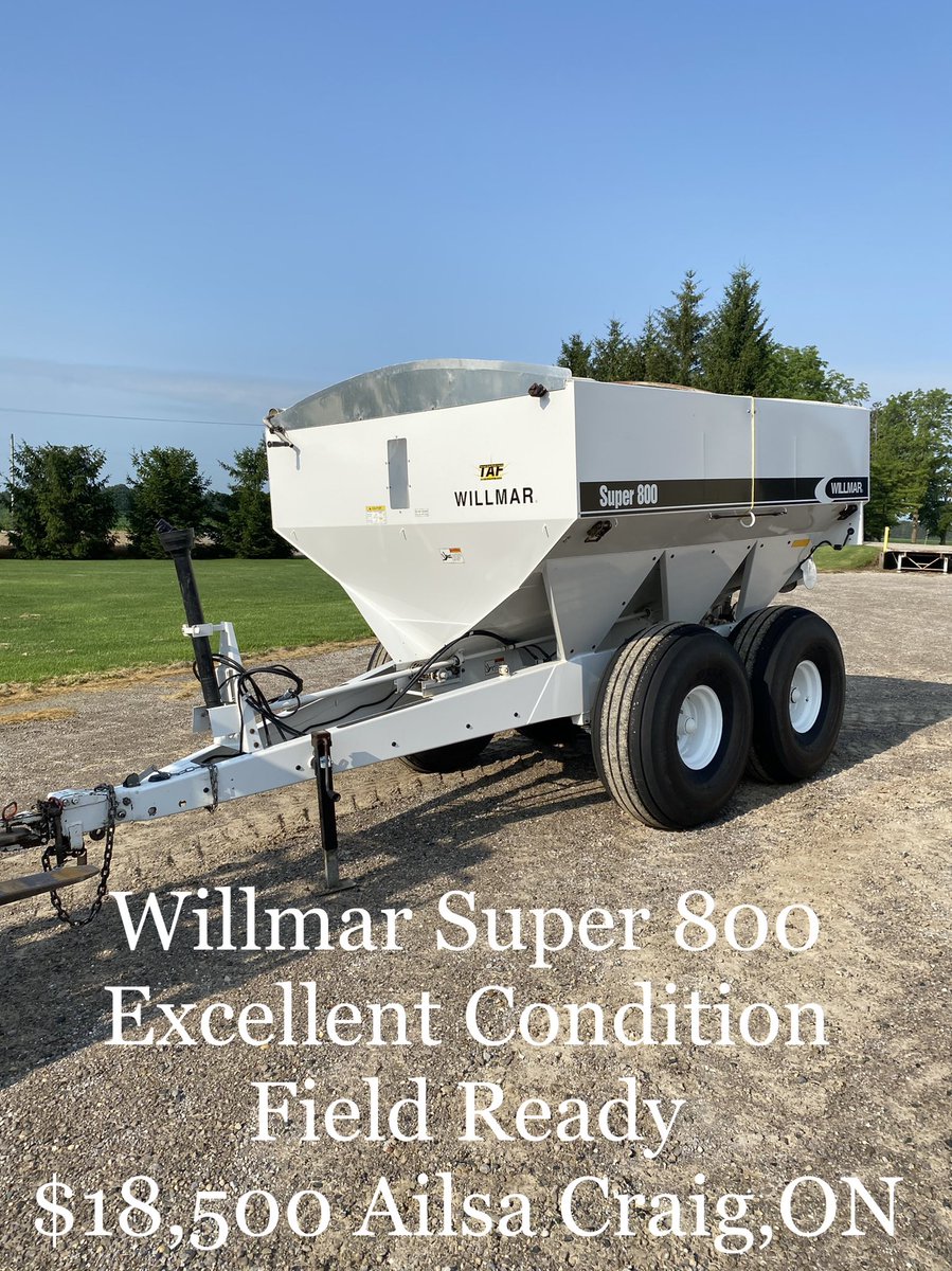 Travis Dietrich (@tdiets10) on Twitter photo Some good equipment looking for a new place to call home. All very well maintained and ready to go! Message me for more pictures and details. You can also get ahold of <a href="/SteveTwynstra/">Steve Twynstra</a> about either of the spreaders.
RT appreciated!
#ontag Some good equipment looking for a new place to call home. All very well maintained and ready to go! Message me for more pictures and details. You can also get ahold of <a href="/SteveTwynstra/">Steve Twynstra</a> about either of the spreaders.
RT appreciated!
#ontag