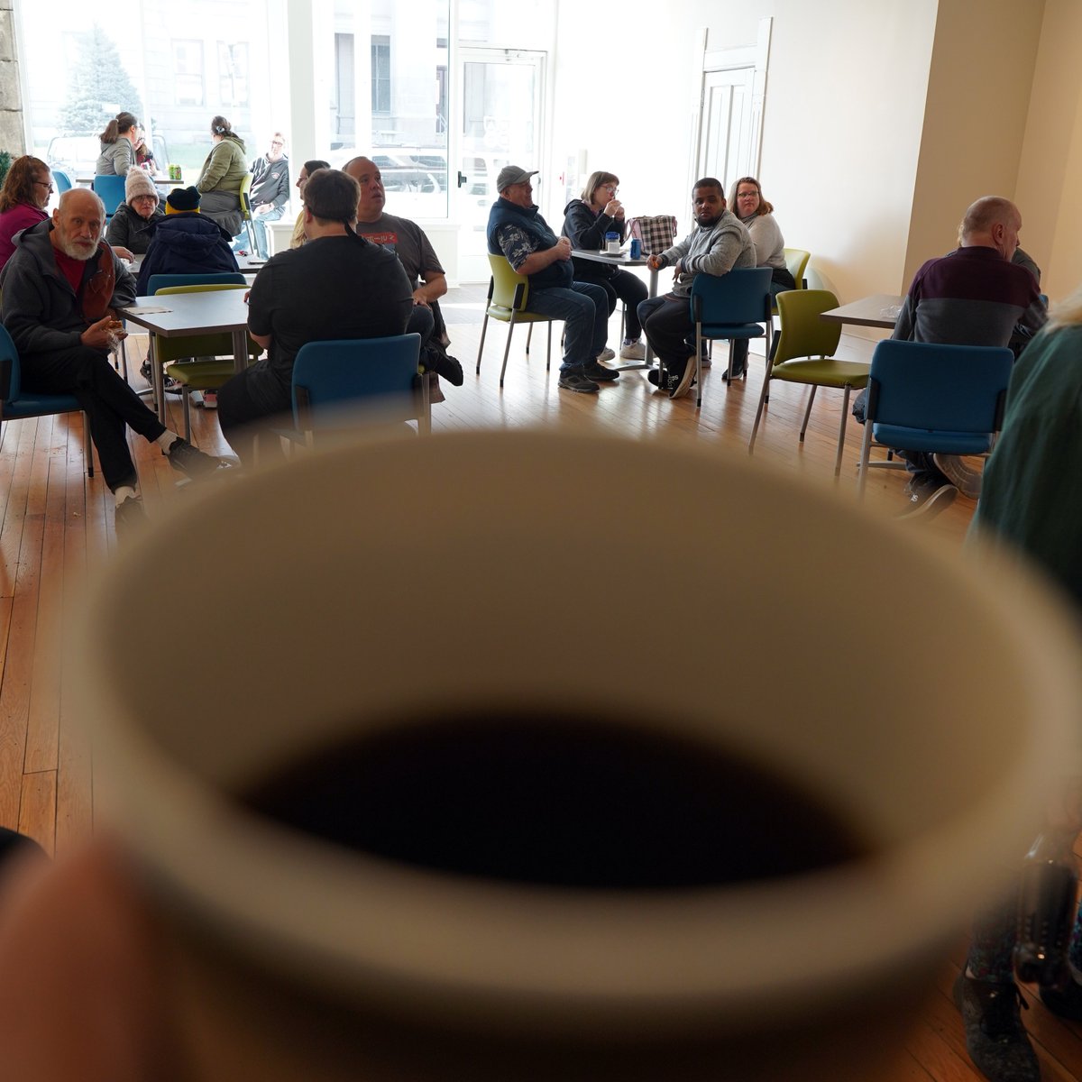 Every Wednesday from 9am - 10am, Join US for COFFEE CLUB!