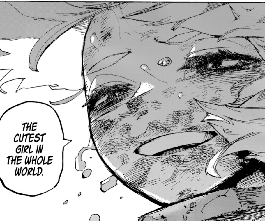 Oooh I wanna play! Ochako after they save Deku vs. Ochako after she saves Toga.