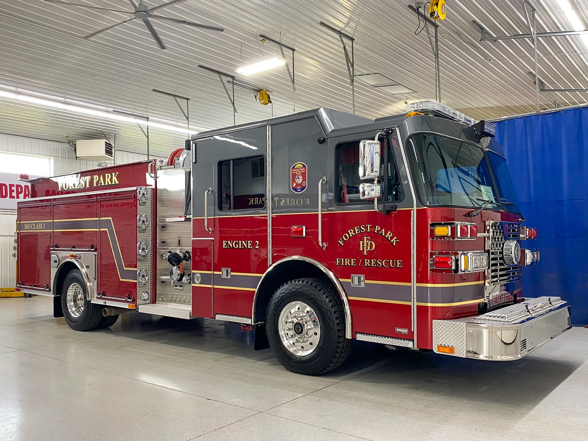 ForestPark30297's tweet photo. Our employees deserve only the best! Soon we’ll be welcoming these two new beautiful engines, which will be used by our #ForestPark Fire &amp; Emergency Services Dept. Another life-saving resource to help protect our wonderful residents &amp; businesses. #FireSafety #Firefighters #EMS https://t.co/UeSLCLBbSH