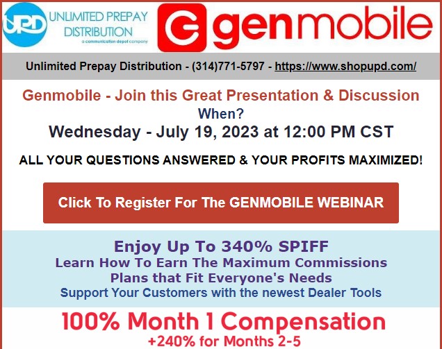 shopupd's tweet photo. Don't Miss this informative online session. Learn more about Genmobile and why Genmobile is an essential product to offer to your customers &amp; Earn High Commissions while you're doing it.
Register For Free: https://t.co/ZR1NF9ZHLu

https://t.co/n7mvYJNC3J https://t.co/e8jsuggxv0