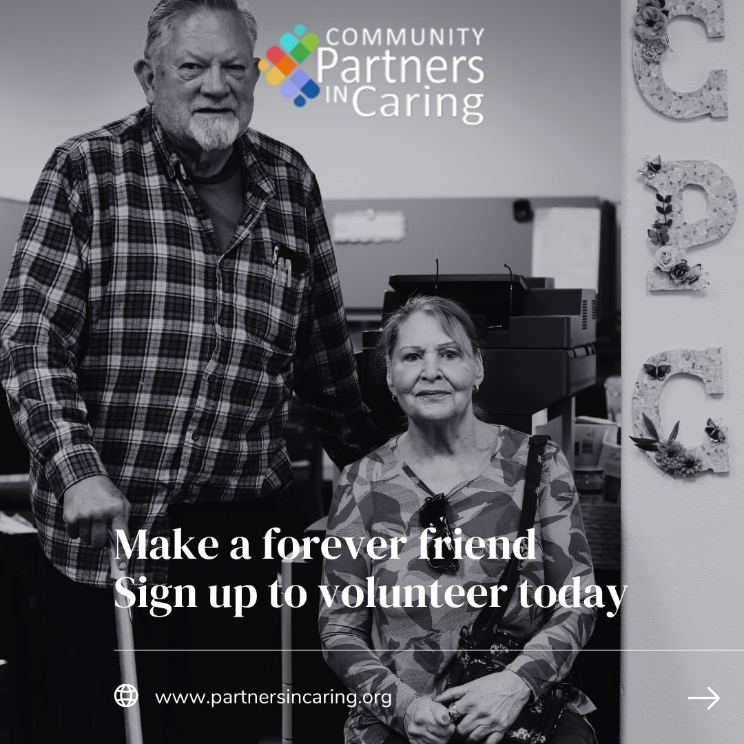 CPCaring's tweet image. The clients you serve at CPC become life-long friends. Sign up today to help a senior in your community! partnersincaring.org or call (805) 925-8000

#volunteer #partnersincaring
