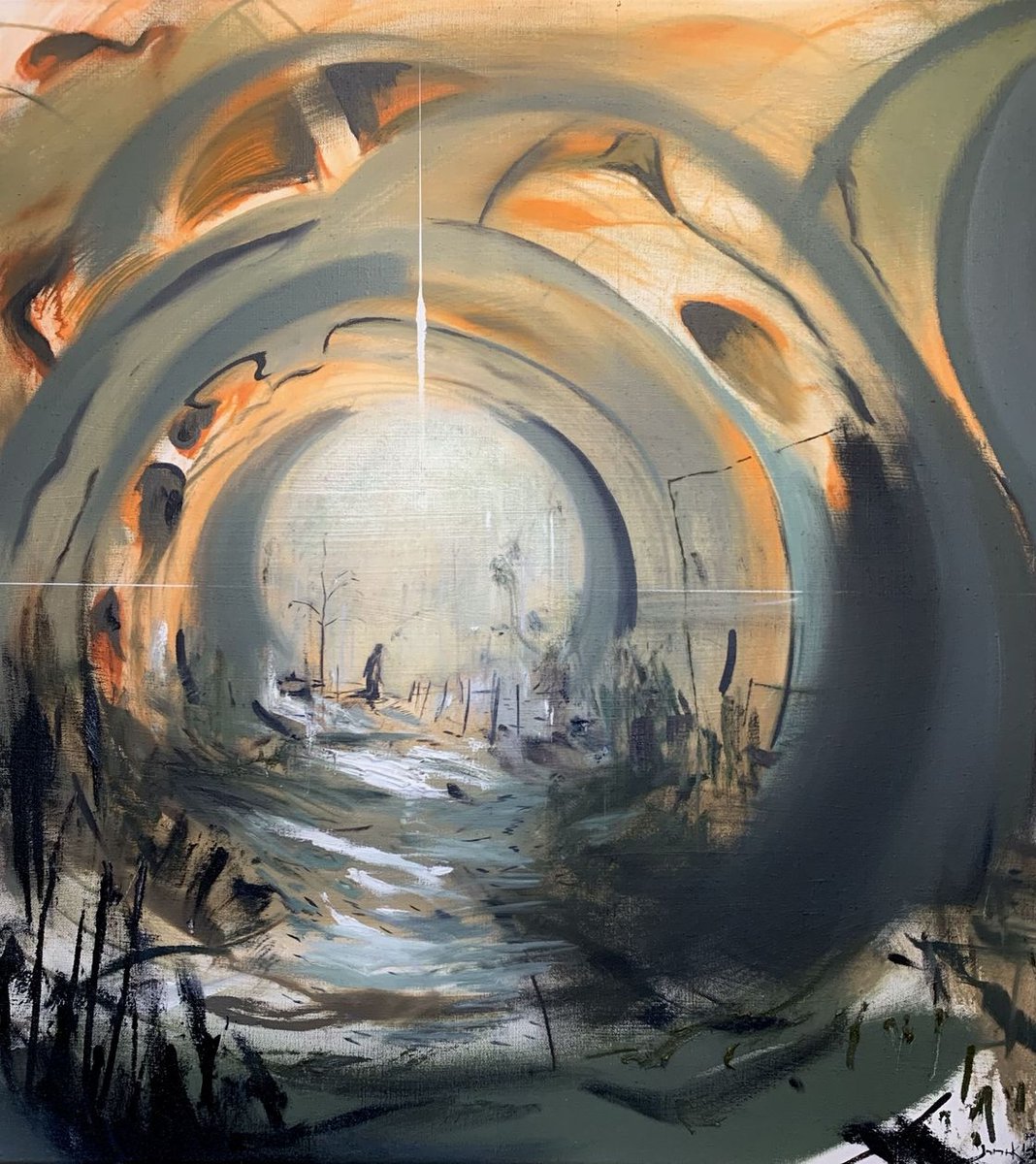 Rise Art on Twitter "hysterical cloud 2601202227012022 (2022, oil on