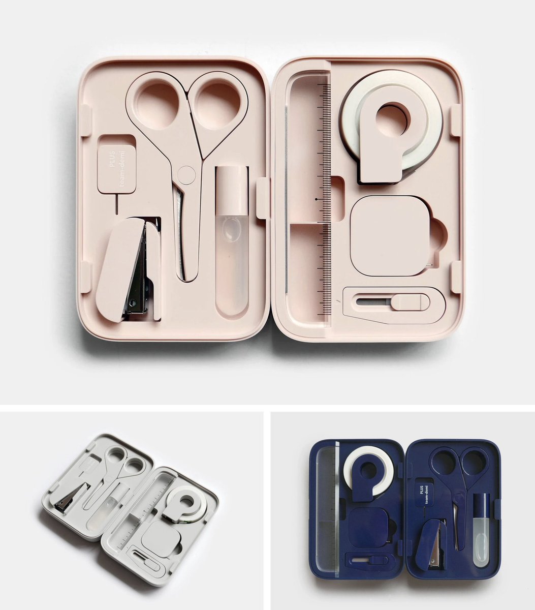 presentcorrect's tweet photo. Team Demi set is back in all colours. It's the early 90s classic updated by Muji designer Naoto Fukusawa. 

https://t.co/m75HEs5P9g https://t.co/fz7JIln5TU