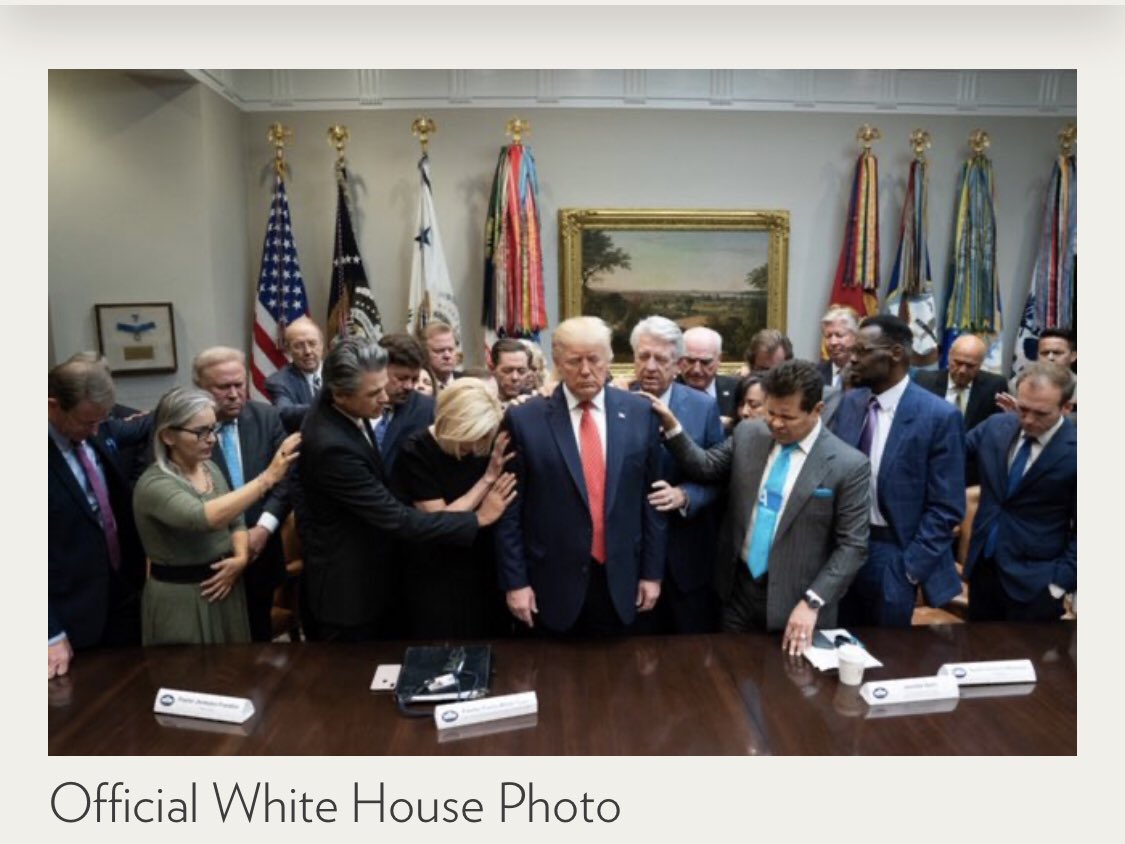 TheJoeyMama's tweet photo. @BenSwann_ No evidence he had a connection with Bill Clinton or sought treatment. That’s something this evil man had on his website. Celebrity followers abandoned him in 2018 after he was exposed.
#45Trump pictured w/Southern Baptist leaders now under investigation for decades of sex crimes https://t.co/aTvLkg9qBT