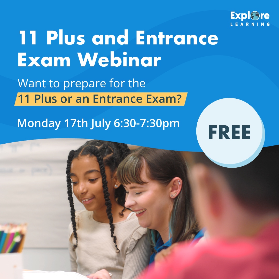 Want to prepare for the 11 Plus or an Entrance Exam? 📝

Sign up for our free webinar on Monday 17th July here: bit.ly/44Kwwea