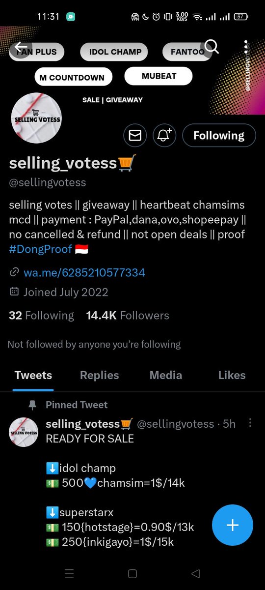BarcodeAeri's tweet photo. @sellingvotess For #EXO https://t.co/AgjighN25A