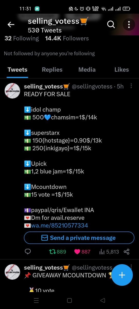 BarcodeAeri's tweet photo. @sellingvotess For #EXO https://t.co/AgjighN25A