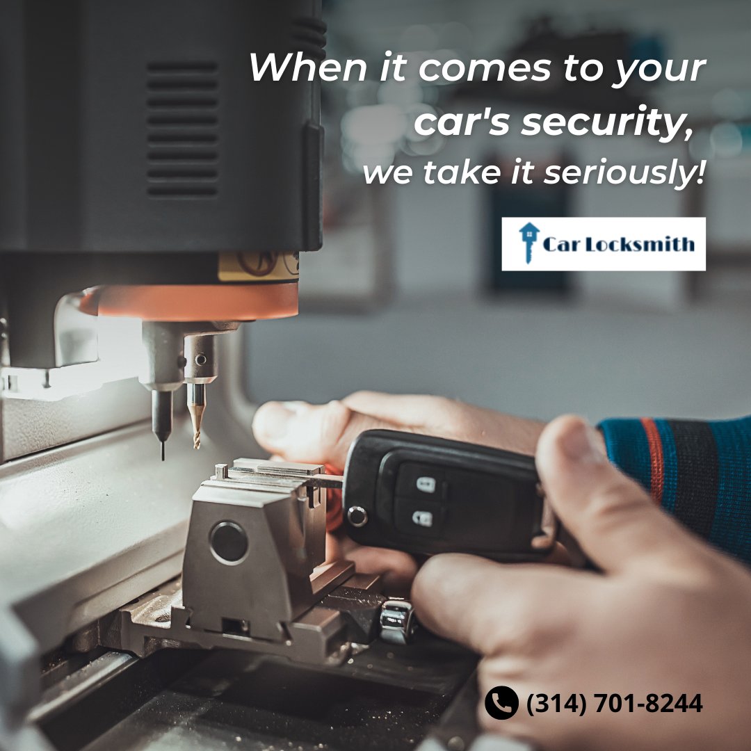 Carlocksmithstl's tweet image. Our car locksmiths provide professional lock installation services, ensuring your vehicle stays protected.  🚗 

Call us: (314) 701-8244
for best locksmith services in St. Louis!

#CarLocksmith #LockInstallation #locks #lockedoutofcar #sparekey #locksmiths #security