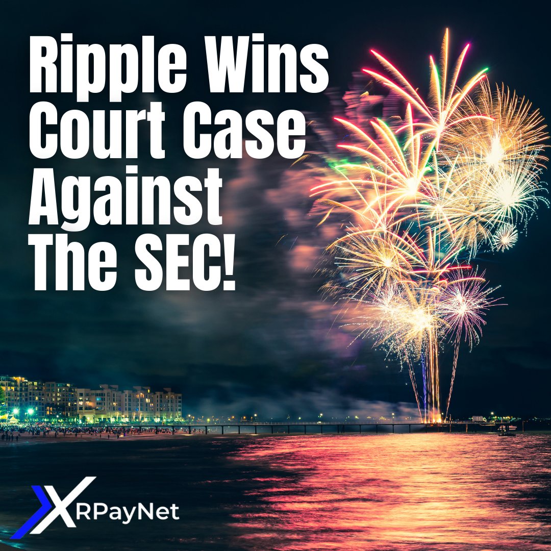 XRPayNet's tweet photo. 🚨XRP is not a security🚨

Let's celebrate the significant legal victory of #Ripple against the #SEC! Join us in shaping the future of payments with #XRPayNet and #XRP. 🤝💙

Share this post if you're thrilled about the outcome! 🎉🚀

#CryptoNews #Victory #XRPL #CryptoCommunity https://t.co/YrAMsBgQZh