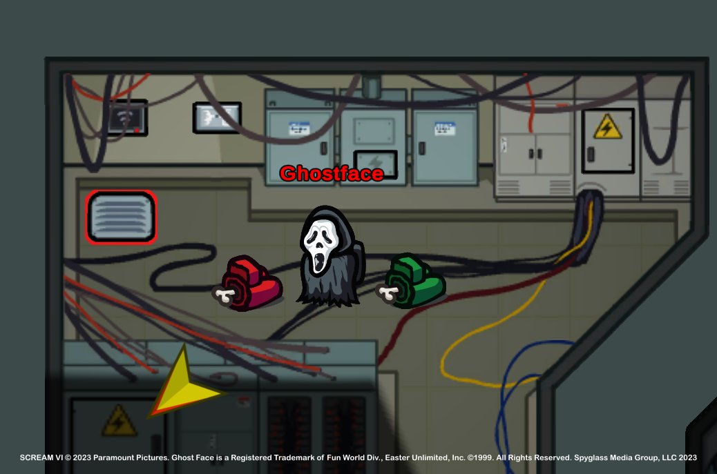 no one is safe now. 🔪 be sure to login to Among Us before 7/21 to get your free Ghostface cosmetics! 

#ScreamVI is now available on Disc and Digital.