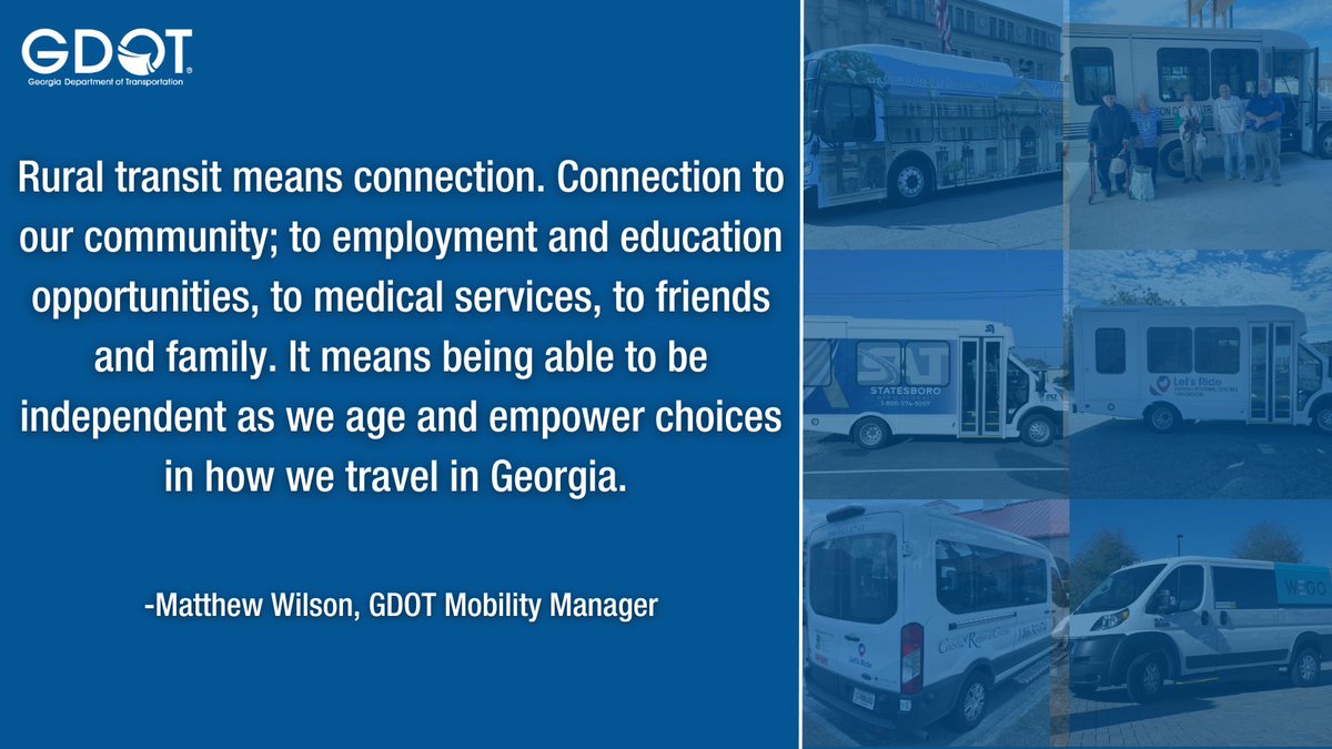 In celebration of #ruraltransitday we asked our transit program team to share their thoughts about rural transit. <a href="/nat_rtap/">National RTAP</a>  #ruraltransitday

Q: What does rural transit mean to you?  

-🚌 

Take the Pledge: bit.ly/46Ok6Ee