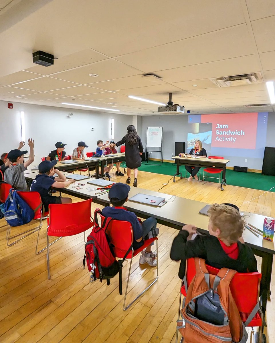 DigitalNS's tweet photo. Our #Halifax Digital Discovery Camp, in partnership with @DiscoveryCntr, visited @theredspace today!

This is always a highlight, connecting campers with industry &amp; showing them the exciting opportunities that exist in tech right here in #NS.

Thank you for your ongoing support! https://t.co/Z7wUyXAf1F