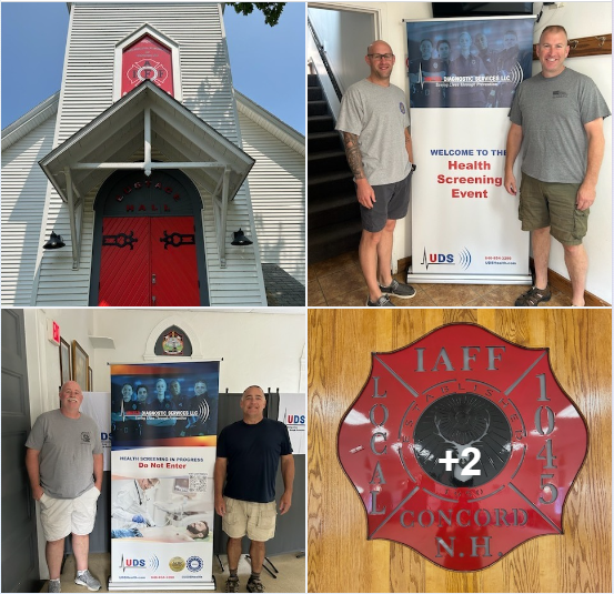 UDSHealth's tweet photo. 🔥 Exciting collaboration alert! 🔥
Had an amazing time partnering with @ConcordNHFire IAFF Local 1045 this week!🤝
Together, we're raising awareness about the power of ultrasound technology in catching health issues early. Let's stay proactive! 🚑⏰
#EarlyDetection #NHCommunity https://t.co/VBfIZK0CVx
