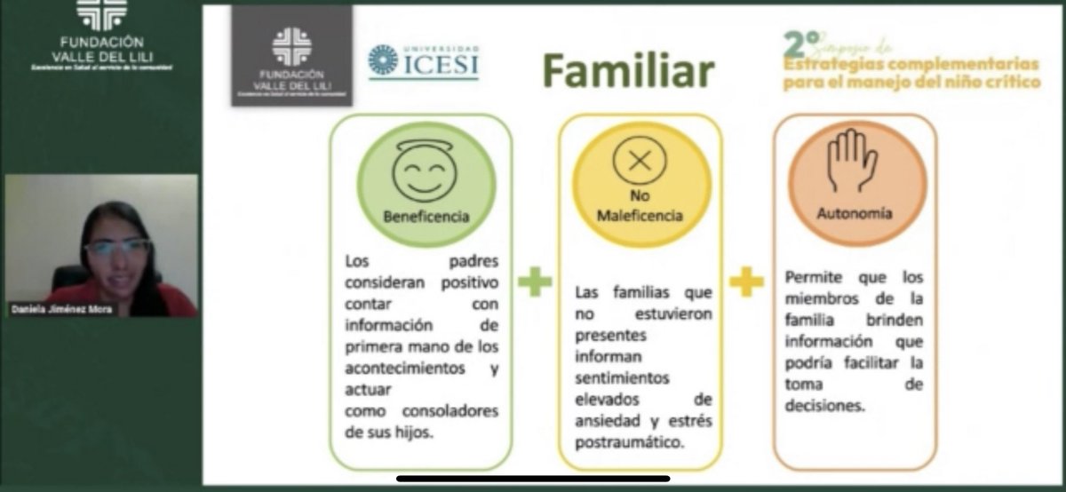 Daniela Jimenez, Fisioterapeuta y auxiliar de enfermería de ucip, nos introduce hacia la sensibilización de permitir familiares en RCP, siempre y cuando generemos un proceso y guía de manejo del escenario . La evidencia lo soporta .
#crecep #rcphumanizada