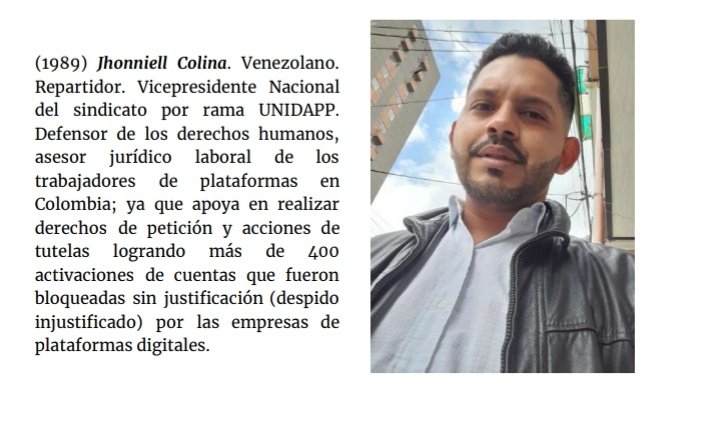 Jhonniell4's tweet image. Descubre la realidad de los trabajadores de plataformas digitales en 🇦🇷🇧🇪🇧🇷🇨🇱🇨🇴🇪🇨🇺🇸🇪🇸🇮🇹🇲🇽🇵🇾🇵🇪🇻🇪 ¡Lee este libro digital gratuito sobre su lucha por el reconocimiento laboral! #ReconocimientoLaboral #technologyandhumanity 📗🔗📥drive.google.com/drive/folders/…