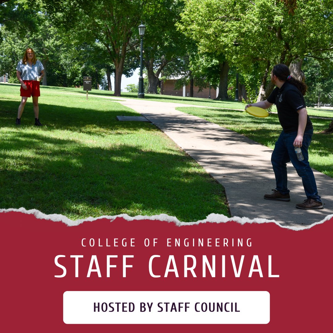UArkEECS's tweet photo. EECS had a BLAST at today's Staff Carnival! Shoutout to the College of Engineering Staff Council and our very own Jenna Stacey for planning and hosting this event! 

#ComputerScience #ComputerEngineering #ElectricalEngineering #UArkEECS https://t.co/mappgtPHmA