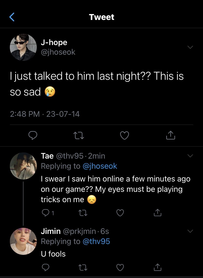 cappuccinokkyu's tweet photo. #jikookau where jm refuses to attend his ex’s funeral, which surprises even his closest friends who are all going. They manage to coax a jm into coming, only for it to all be an elaborate set up.

And jm is the only one who’s not surprised https://t.co/04bSejUo64