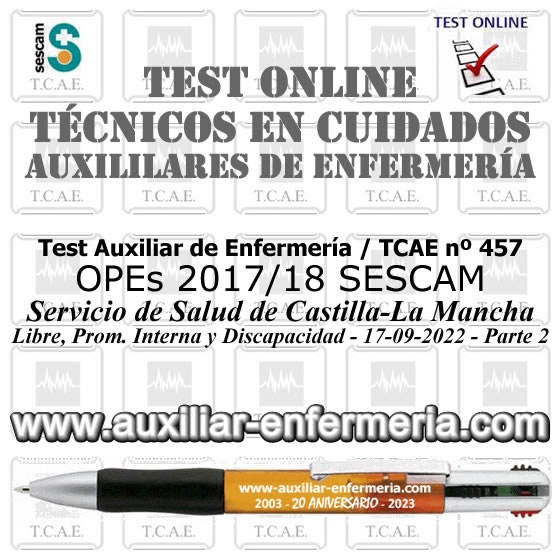 Nuevo Test Online de Técnicos/as en Cuidados Auxiliares de Enfermería / TCAE - Parte 2... F1B1EPfXgAMeOyx?format=jpg&name=small