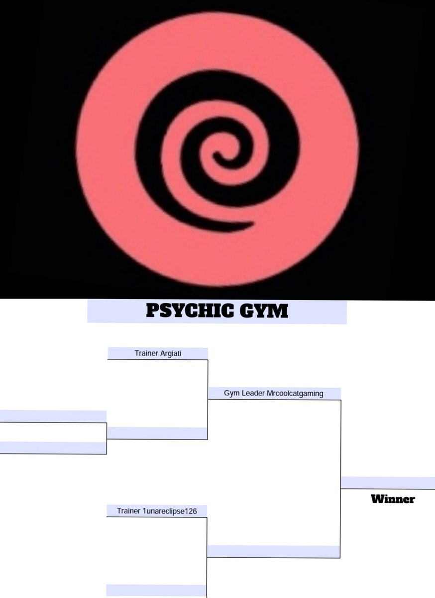 PoGoGymLeague's tweet photo. Challenge PSYCHIC GYM in our Online Pokemon Go Tournament
@MrcoolcatYT @Jay_2225 @SooFluent https://t.co/R7ugkcbqBq
