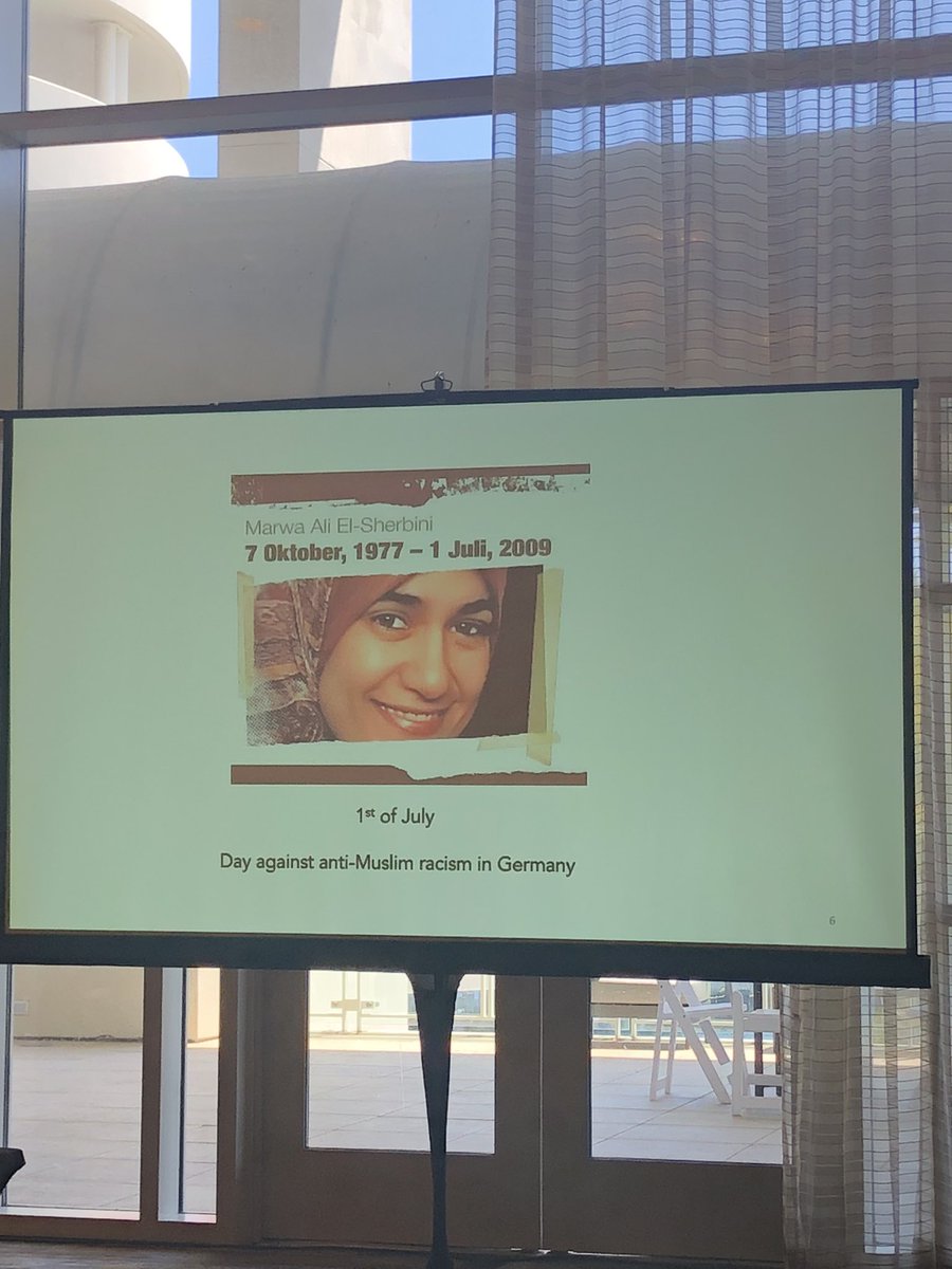 ElisabethKaneza's tweet photo. Meine geschätzte Kollegin @ZeynepDemirMSc (Doktorandin @unibielefeld) hält einen Vortrag über antimuslimischen Rassismus in Deutschland und präsentiert relevante Daten aus ihrer Forschung. #APAdiv45 #SanDiego https://t.co/OMp65yrkpk