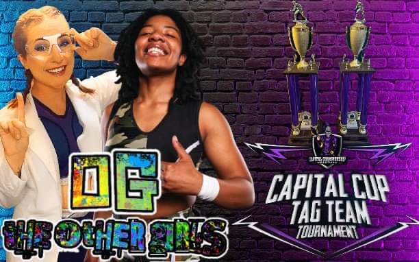 other_guys_tag's tweet photo. This weekend the OGs are in tag action! But this time its the ladie’s turn as Jazmyne & Katrina tag for the first time as the Other Girls in the @CCWAction Capital Cup tournament to determine the inaugural CCW Tag Team Champs! #TheOtherGirls🐉🧪 #TheOGSquad #fightsmartpartyhard https://t.co/ZyGGoGSRH2