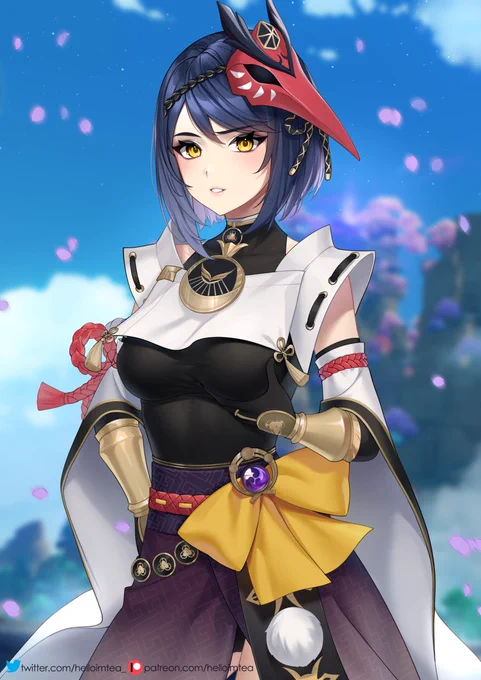 Happy B-day Kujou Sara!  #GenshinImpact #原神