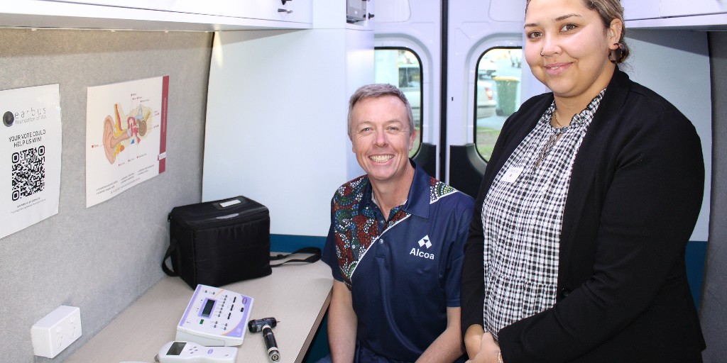 We are proud to announce a 3 year partnership with @EarbusWA to improve ear health for Aboriginal and at-risk children. Earbus helps children avoid permanent hearing damage and associated educational challenges that can hinder learning. Read more: bit.ly/3pBdoRf <a href="/Alcoa/">Alcoa</a>