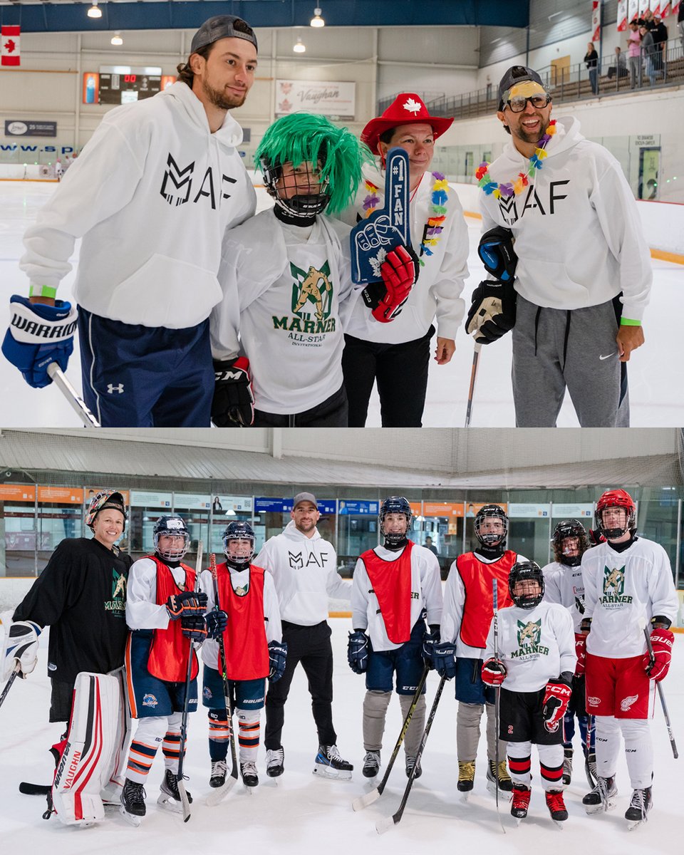 MarnerAssist's tweet photo. Learn hockey skills from real all-stars? ✔︎
#MakeAnAssist in kid’s lives? ✔︎
Have a fantastic time? ✔︎

We’re doing it all at the 2023 Marner All-Star Invitational! https://t.co/82Sqbog2Yr