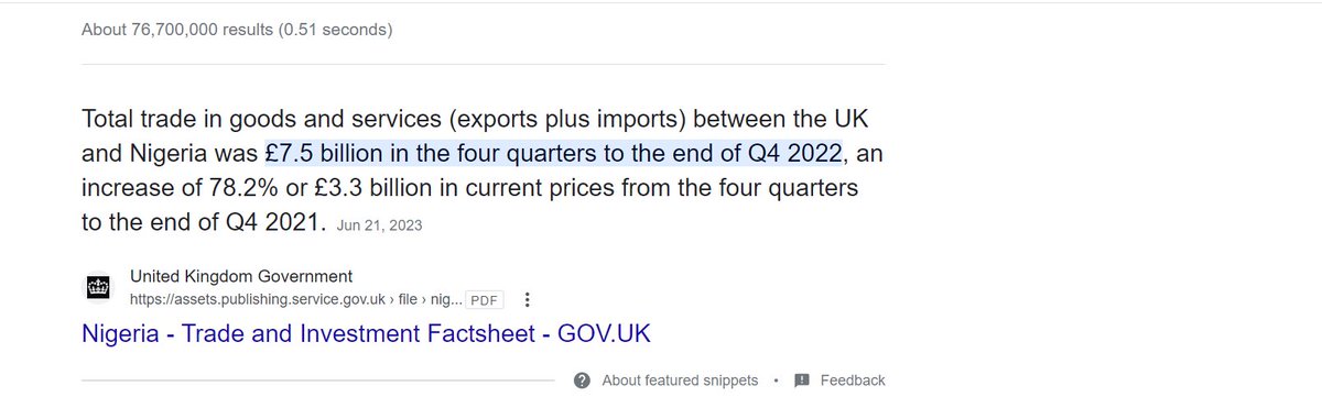 MikaelCBernard's tweet photo. Last year, Colombia signed a visa-free deal with the UK, enabling Colombians travel visa-free to the UK for 6 months.

Colombia isn’t in common wealth, they don’t have British multi-nationals looting the country dry, they don’t have the “best reputation” globally and they have a lot of gangs and mafias in the country.

For context: Their trade volume with the UK is £1.8B. Nigeria trades £7.5B. 

We offer Britain 10X what Colombia, Honduras and Argentina gives them put together. But guess who has to bring proof of funds, police report, invite and 100 documents to visit the UK? 

A serious Nigerian govt will demand what we deserve. No tariffs on Nigerian exports to UK, and no visas for businesses or individuals going to the UK for 6 months. If they can’t do it, naturalize all British multi-national companies and demand $15k blocked account proof of funds for British nationals coming to Nigeria. 

There’s no excuse for Britain to treat Nigeria this way, despite all we bring to the table. No freaking excuse