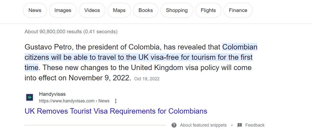 MikaelCBernard's tweet photo. Last year, Colombia signed a visa-free deal with the UK, enabling Colombians travel visa-free to the UK for 6 months.

Colombia isn’t in common wealth, they don’t have British multi-nationals looting the country dry, they don’t have the “best reputation” globally and they have a lot of gangs and mafias in the country.

For context: Their trade volume with the UK is £1.8B. Nigeria trades £7.5B. 

We offer Britain 10X what Colombia, Honduras and Argentina gives them put together. But guess who has to bring proof of funds, police report, invite and 100 documents to visit the UK? 

A serious Nigerian govt will demand what we deserve. No tariffs on Nigerian exports to UK, and no visas for businesses or individuals going to the UK for 6 months. If they can’t do it, naturalize all British multi-national companies and demand $15k blocked account proof of funds for British nationals coming to Nigeria. 

There’s no excuse for Britain to treat Nigeria this way, despite all we bring to the table. No freaking excuse