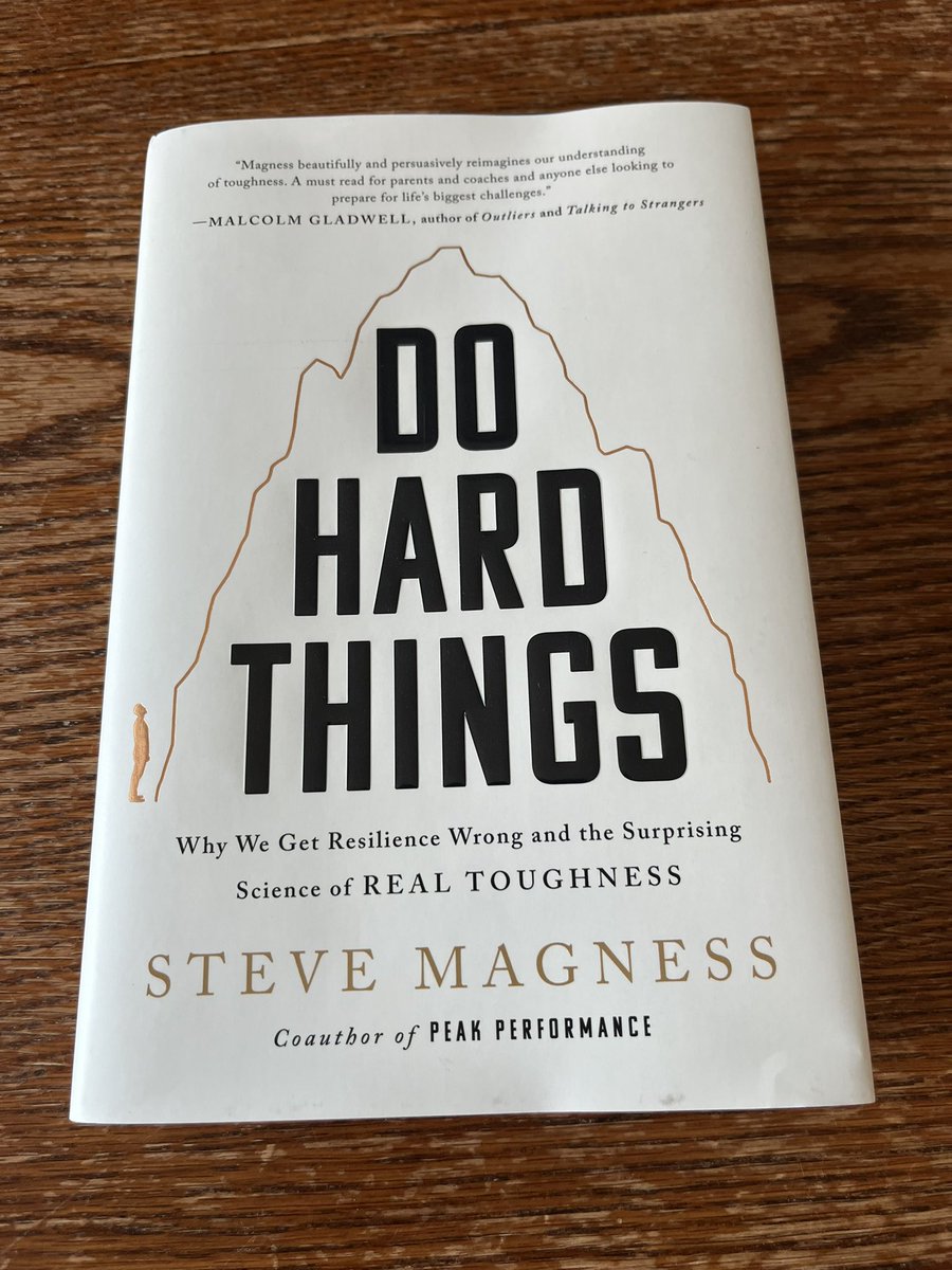 Matt_Horen's tweet image. Finished reading “Do Hard Things” by Steve Magness.  Great book to explore the science behind inner toughness, the evolution of training toughness and ways to learn how to be comfortable with the uncomfortable adversities in life. #RespondNotReact