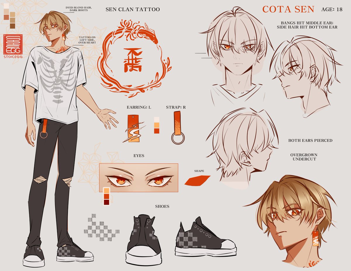 StoicEgg's tweet photo. 🏮 Reference sheet for Cota 🏮 https://t.co/ILUDkW9eU5