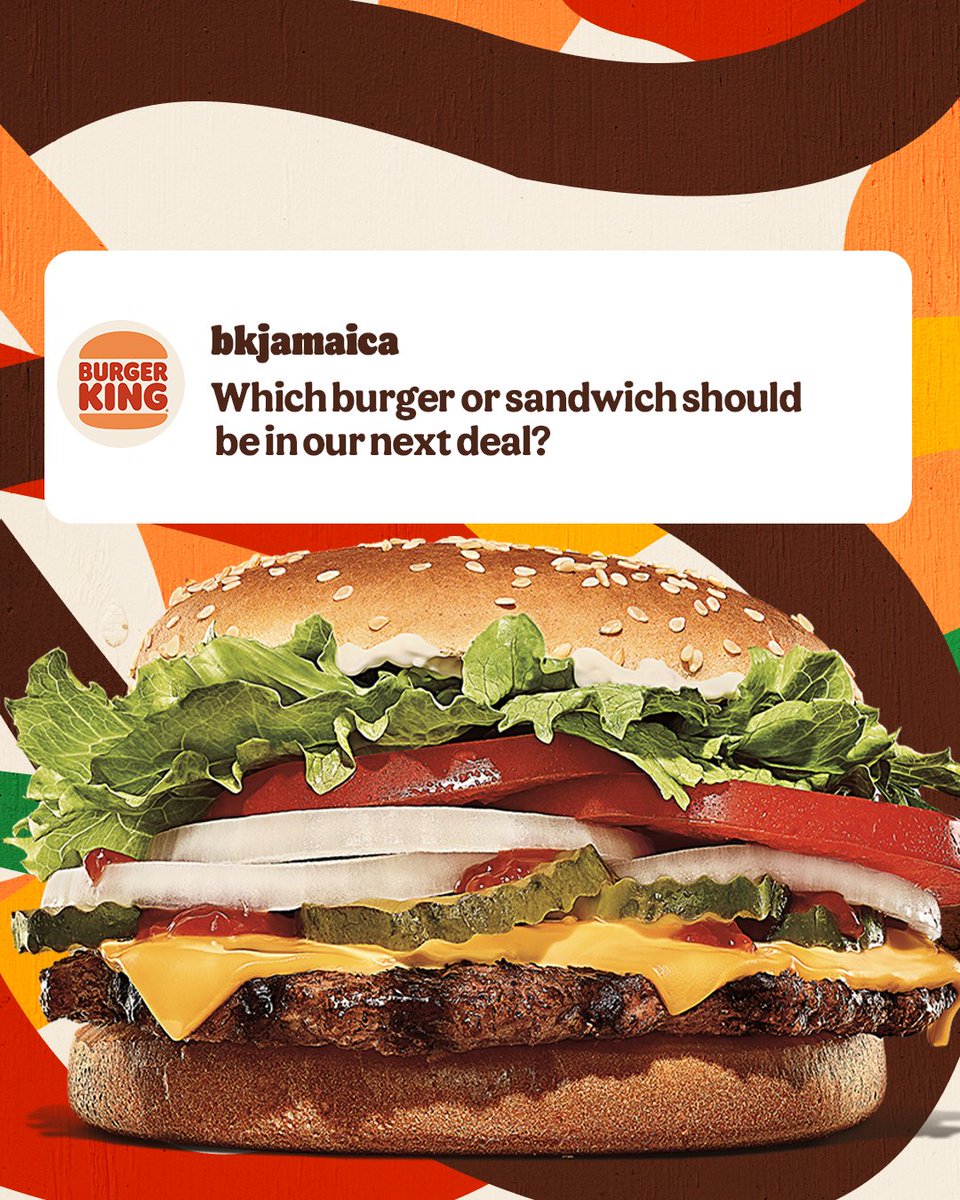 hellofoodja's tweet photo. 🌞 Get ready for a sizzling surprise this summer! 🍔 Drop the names of the mouthwatering burgers and sandwiches that'll turn the flavour up on your taste buds

🍔 Stay tuned!

#BKJamaica #BurgerKing https://t.co/CbNOKPlNcU